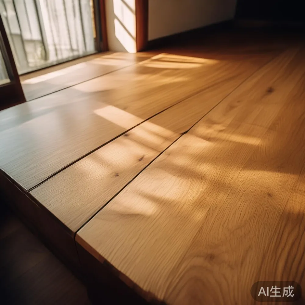 モダンな日本家屋に収められた豪華な木製ワードローブの写真