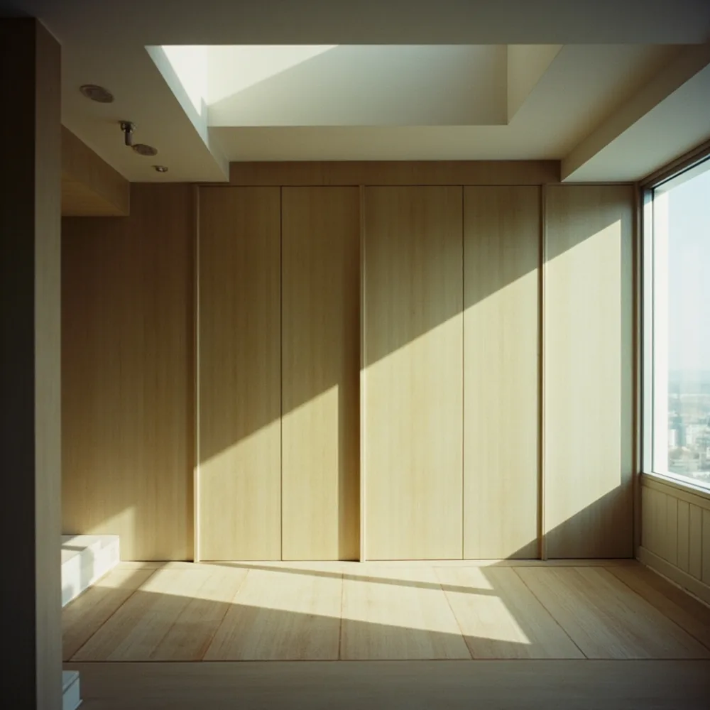 名古屋のマンションで天井懐と水平精度を設計したポストモダンワードローブ